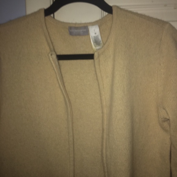 beige/tan cardigan - Picture 3 of 3